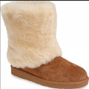 UGG Patten suede chestnut shearling